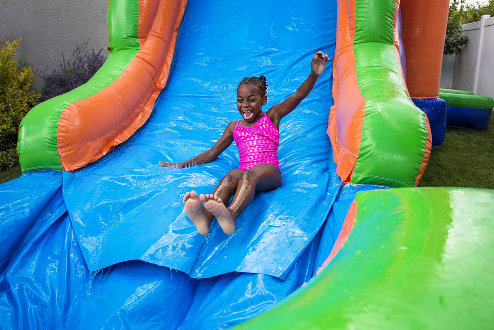 Add a Kid's Water Slide to Their Birthday Party