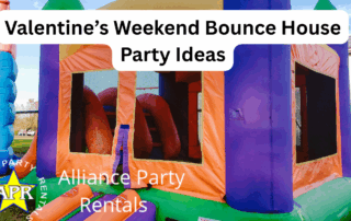 Valentine’s Weekend Bounce House Party Ideas